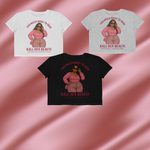 "Too Much Body To Hide" Boxy Crop Tee | 5XL Inclusive Summer Streetwear