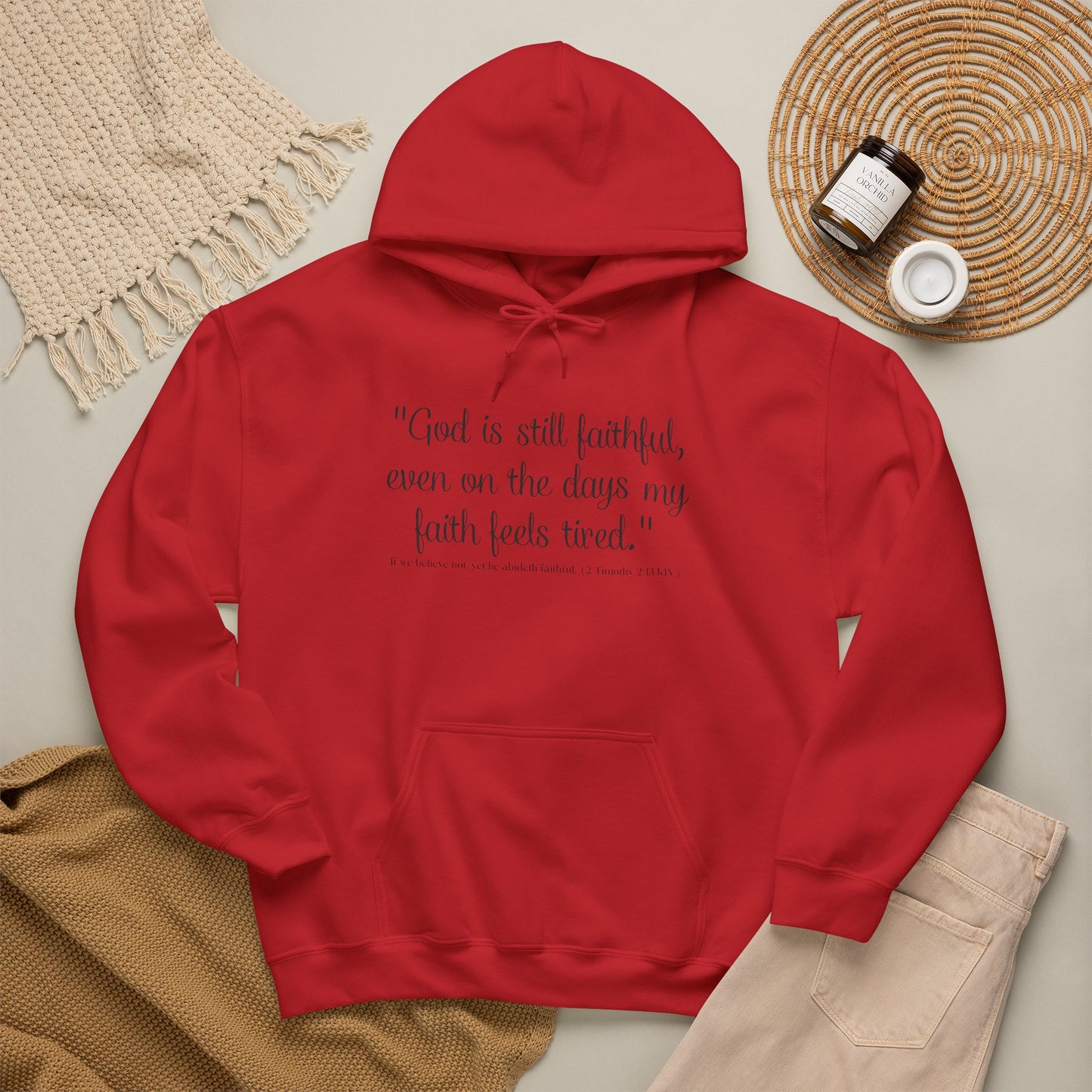 God Is Still Faithful Hoodie | Kall Her Beauti™ Plus Size Faith Affirmation Sweatshirt