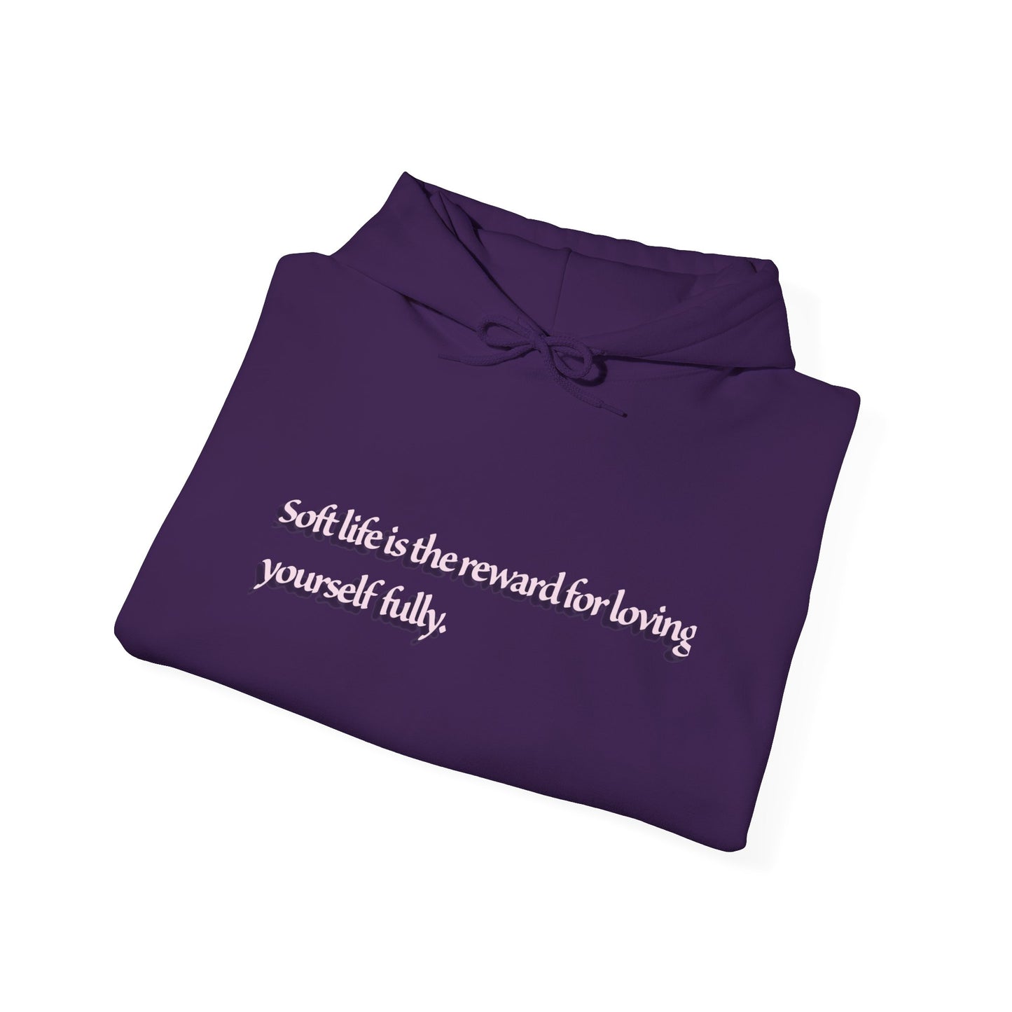 Soft Life, Full Confidence — Hoodie for Curvy Queens