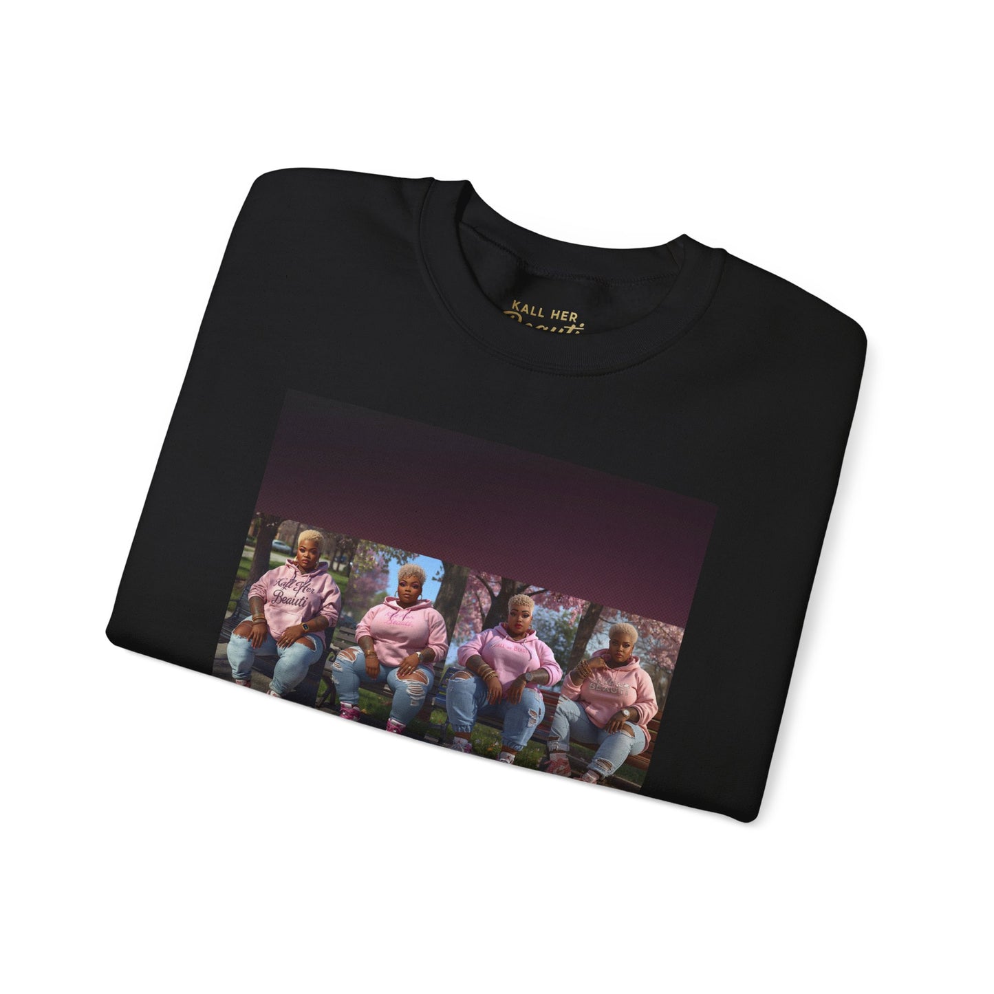 My Size is My Superpower Premium Graphic Sweatshirt | Curvy Empowerment Lounge Wear | Kall Her Beaut