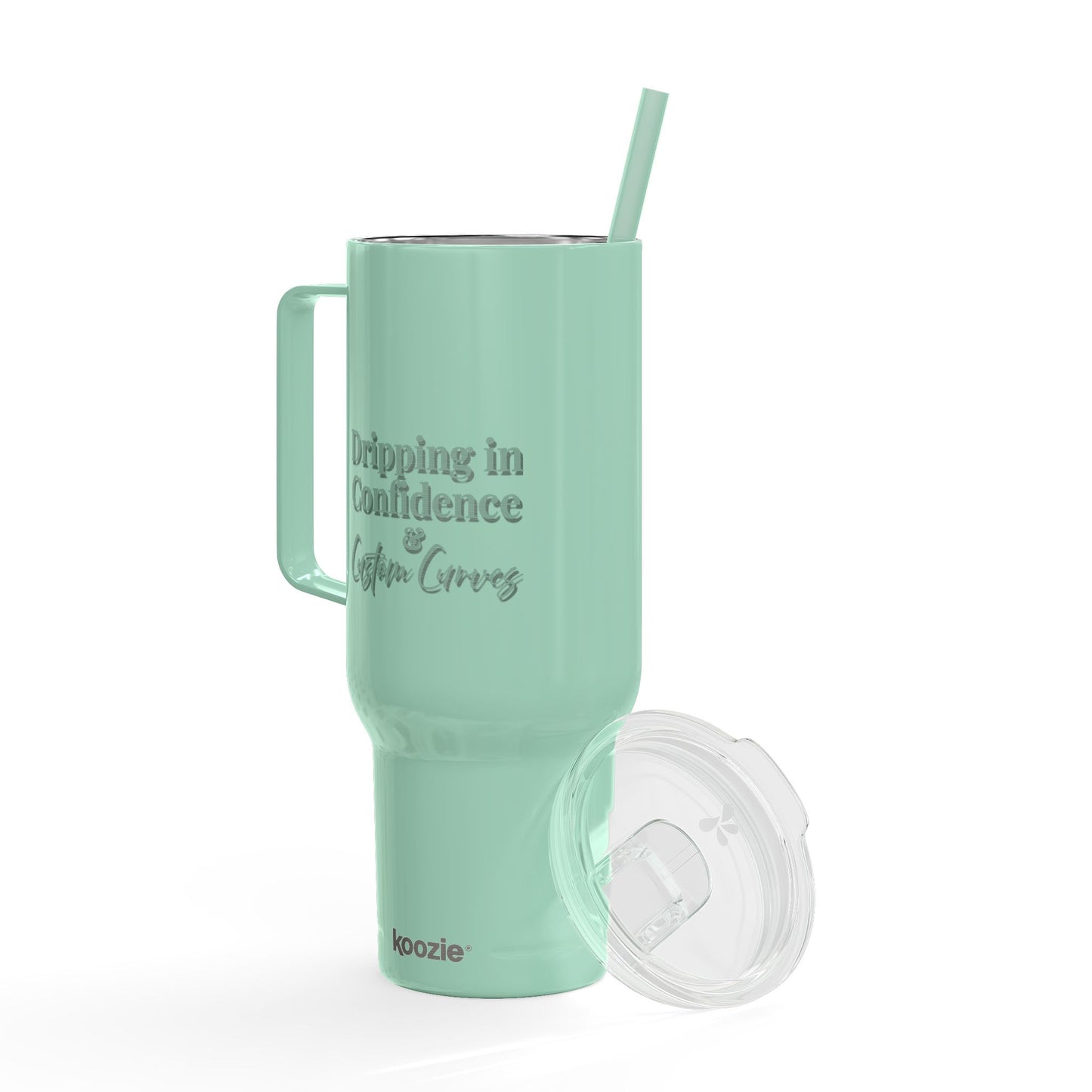 Dripping in Confidence & Custom Curves Tumbler — 40oz of Bold Hydration