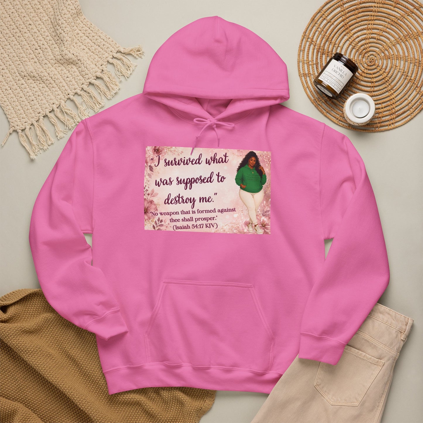 I Survived What Was Supposed to Destroy Me Hoodie | Kall Her Beauti Faith Sweatshirt