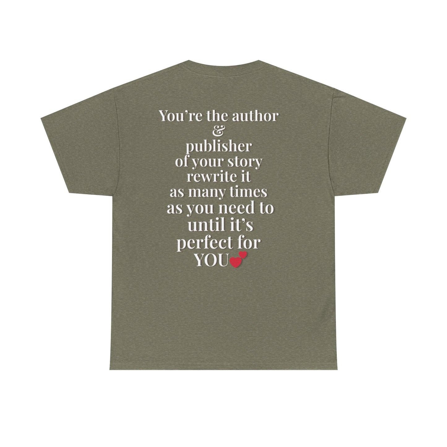 You're The Author Tee | Empowering Story Graphic T-Shirt | Plus Size Confidence | Kall Her Beauti