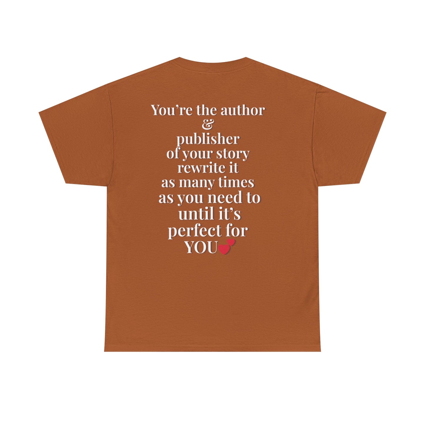 You're The Author Tee | Empowering Story Graphic T-Shirt | Plus Size Confidence | Kall Her Beauti