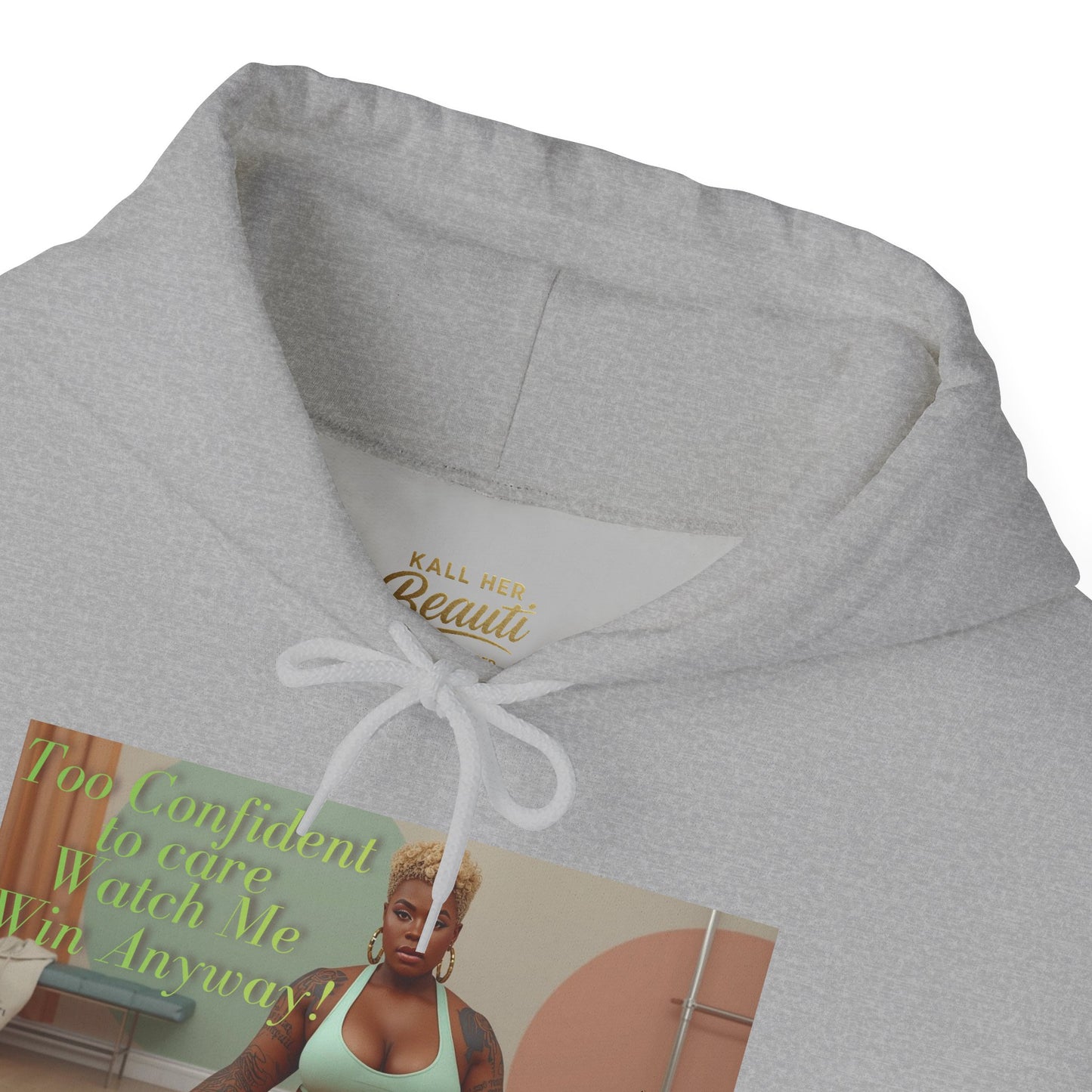 Too Confident to Care Hoodie — Watch Me Win Anyway