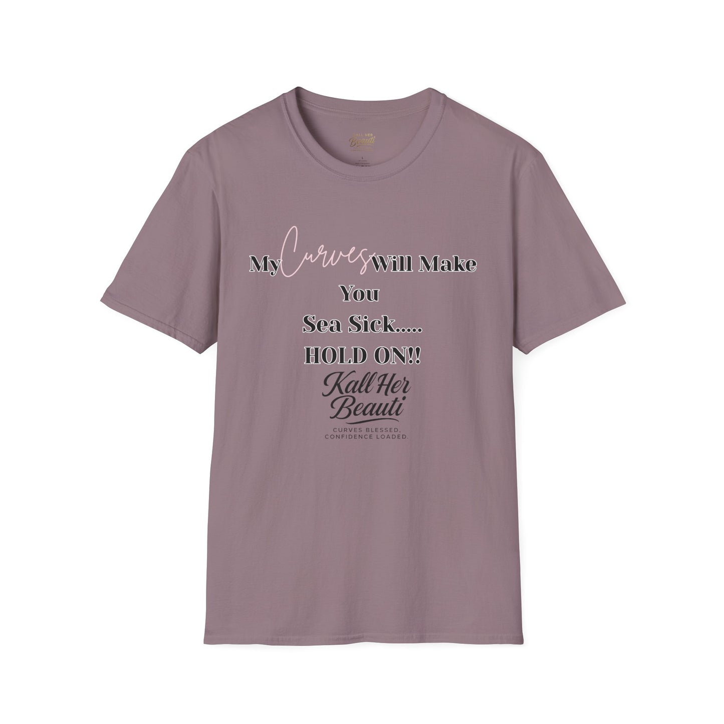 The "Curves will Make You Sea Sick" Signature Tee | Plus Size Affirmation Streetwear