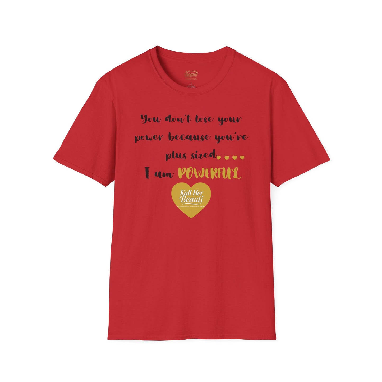 The "I Am Powerful" Signature Tee | Plus Size Affirmation Streetwear