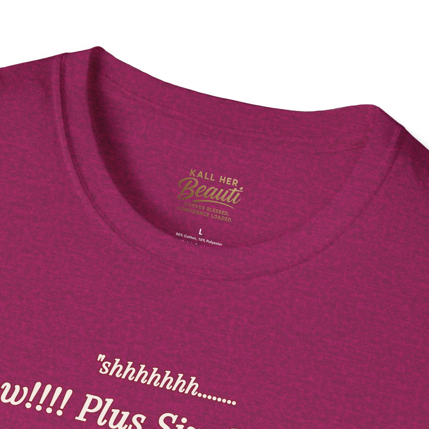 The "Shhhhhhh....... I Know" Signature Tee | Plus Size Affirmation Streetwear