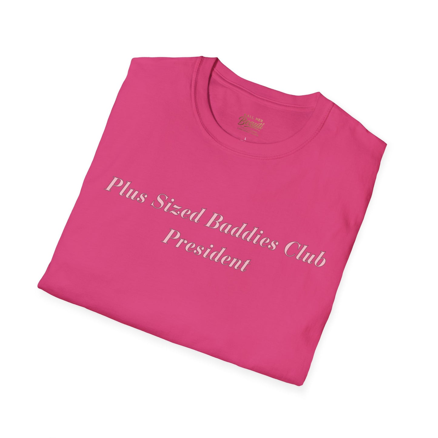 The "Plus Sized Baddies Club" Signature Tee | Plus Size Affirmation Streetwear
