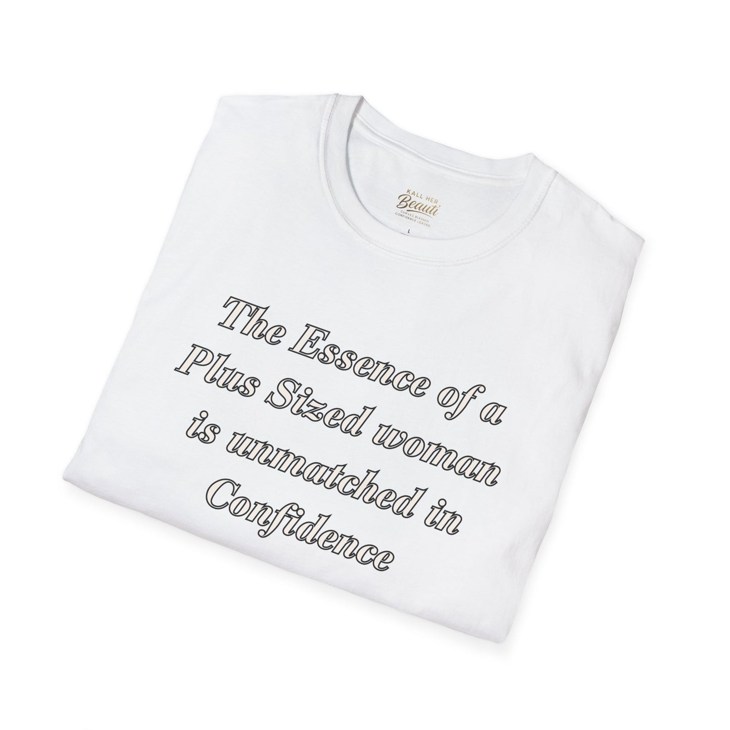 The "Essence of Being Plus Sized" Signature Tee | Plus Size Affirmation Streetwear