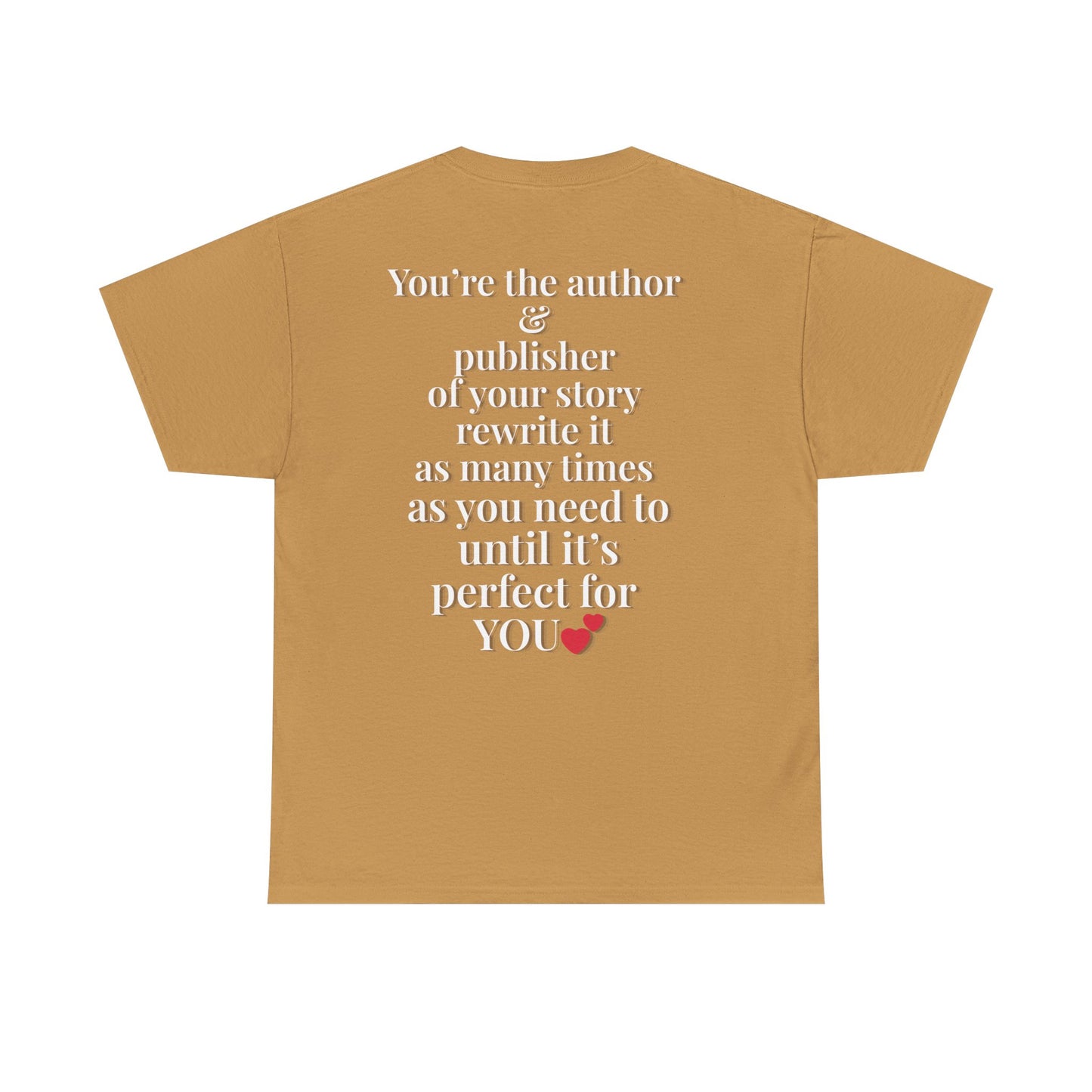 You're The Author Tee | Empowering Story Graphic T-Shirt | Plus Size Confidence | Kall Her Beauti