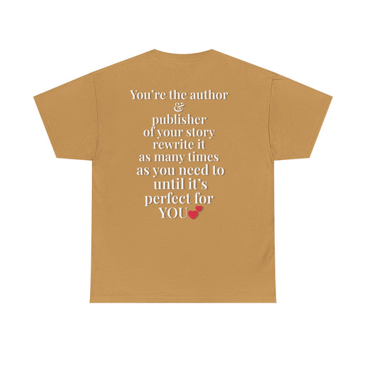 You're The Author Tee | Empowering Story Graphic T-Shirt | Plus Size Confidence | Kall Her Beauti