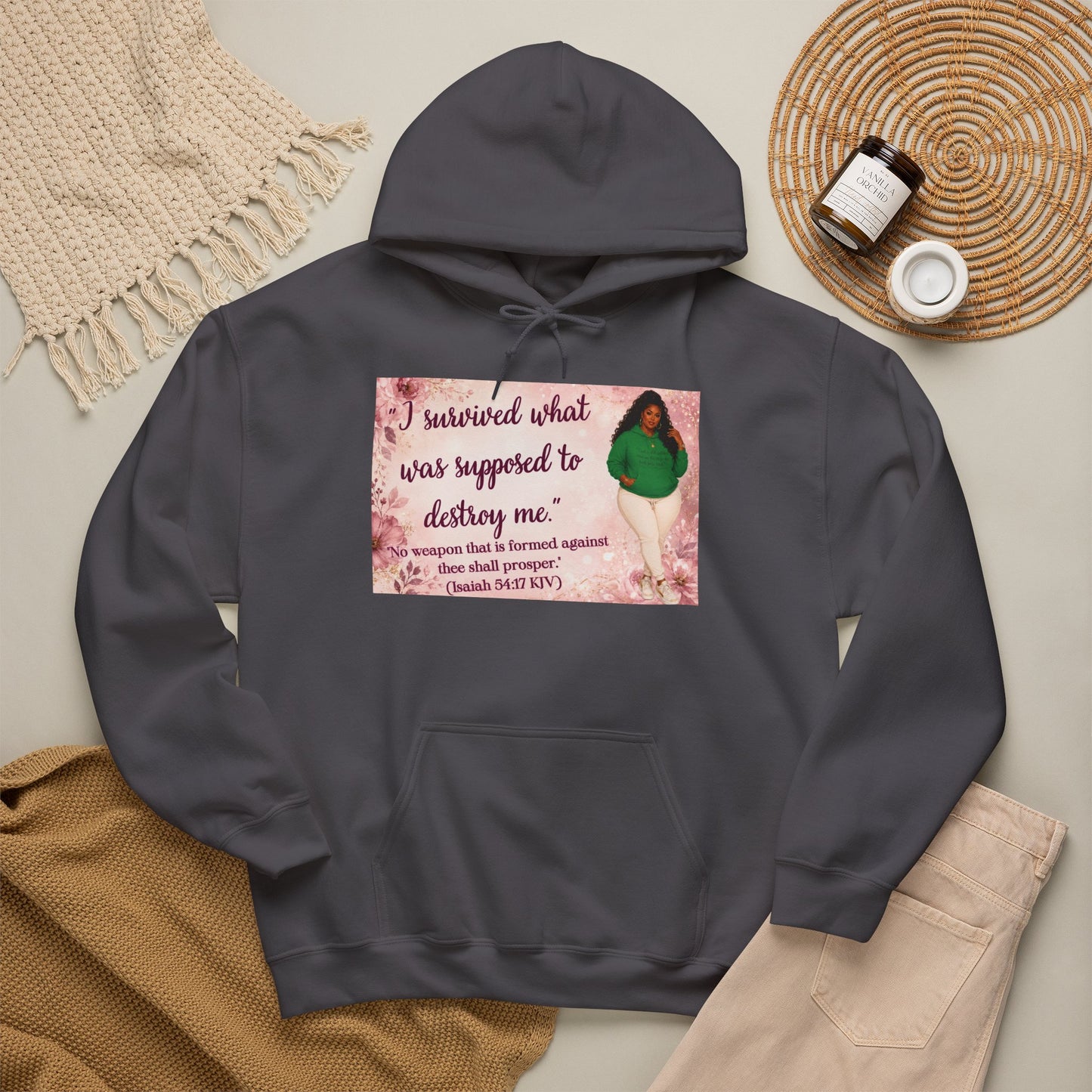 I Survived What Was Supposed to Destroy Me Hoodie | Kall Her Beauti Faith Sweatshirt