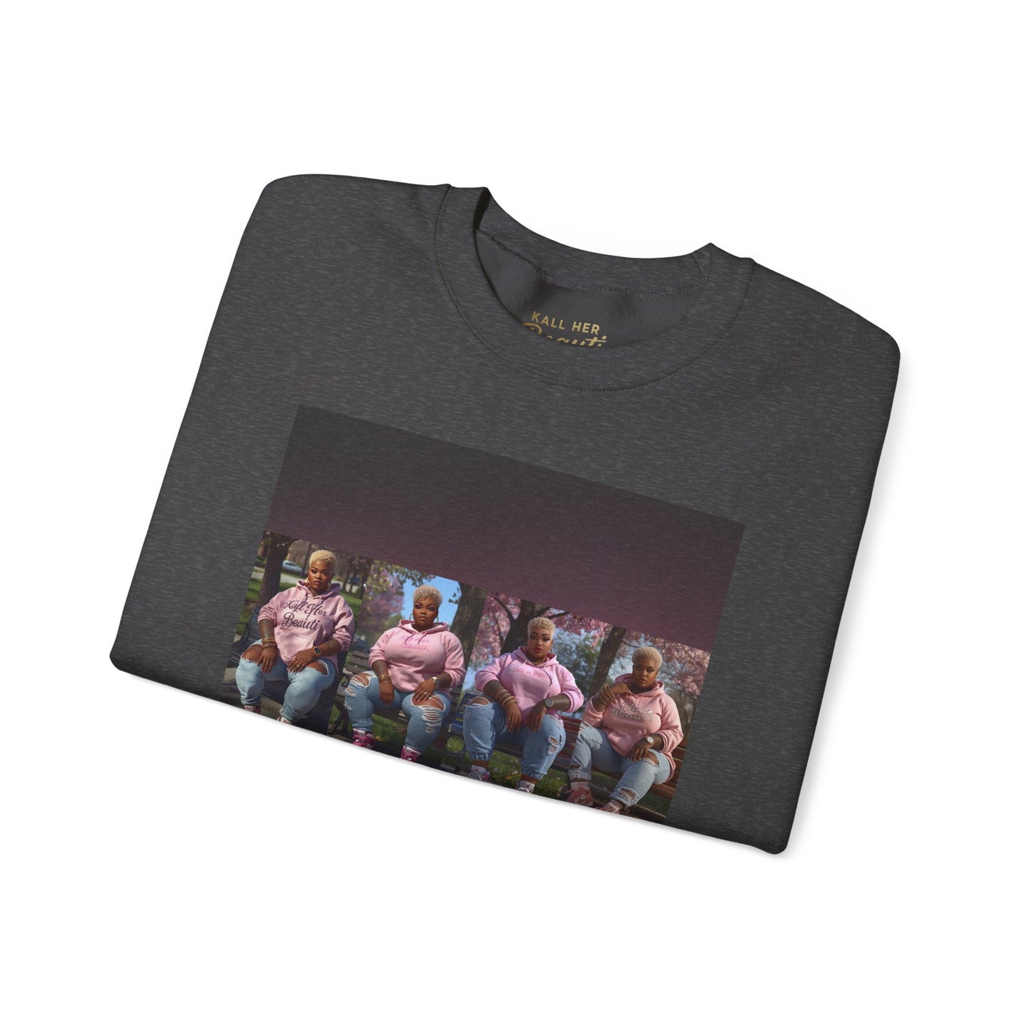 My Size is My Superpower Premium Graphic Sweatshirt | Curvy Empowerment Lounge Wear | Kall Her Beaut