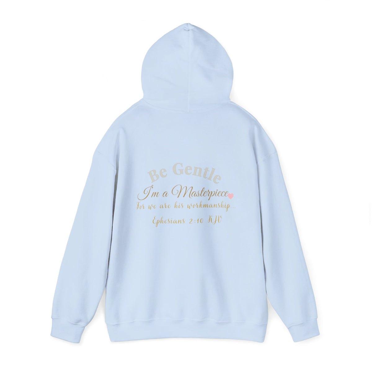 Take a Deep Breath & Try Again But Be Gentle I'm A Masterpiece Graphic Hoodie| Kall Her Beauti Faith Collection