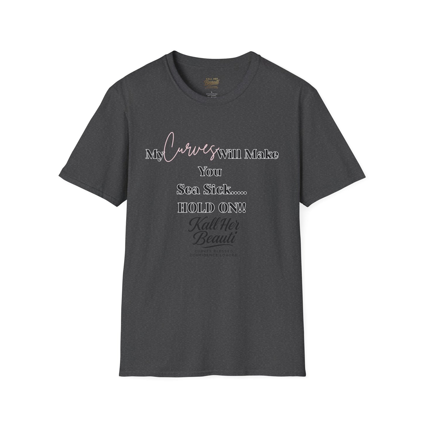 The "Curves will Make You Sea Sick" Signature Tee | Plus Size Affirmation Streetwear