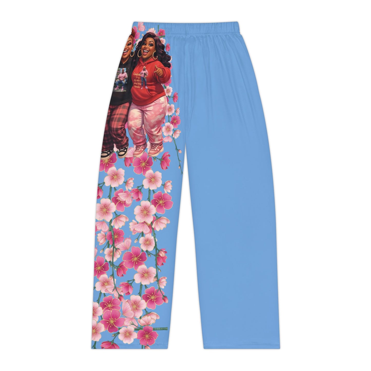 The Sista Keeper Soft-Life Lounge Pants | Plus Size Floral Sleepwear | Kall Her Beauti