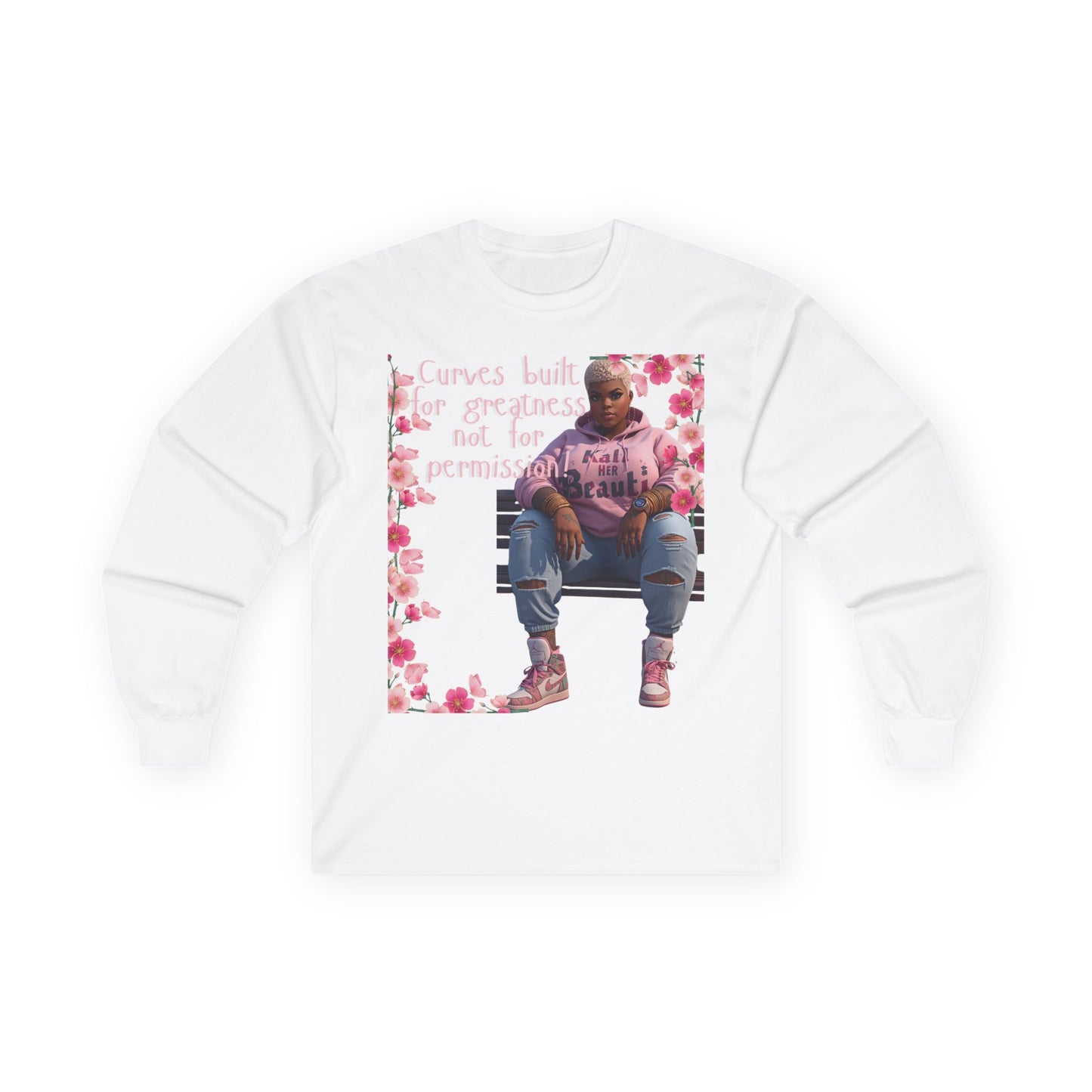 The "Curves Built For Greatness" Long Sleeve Tee