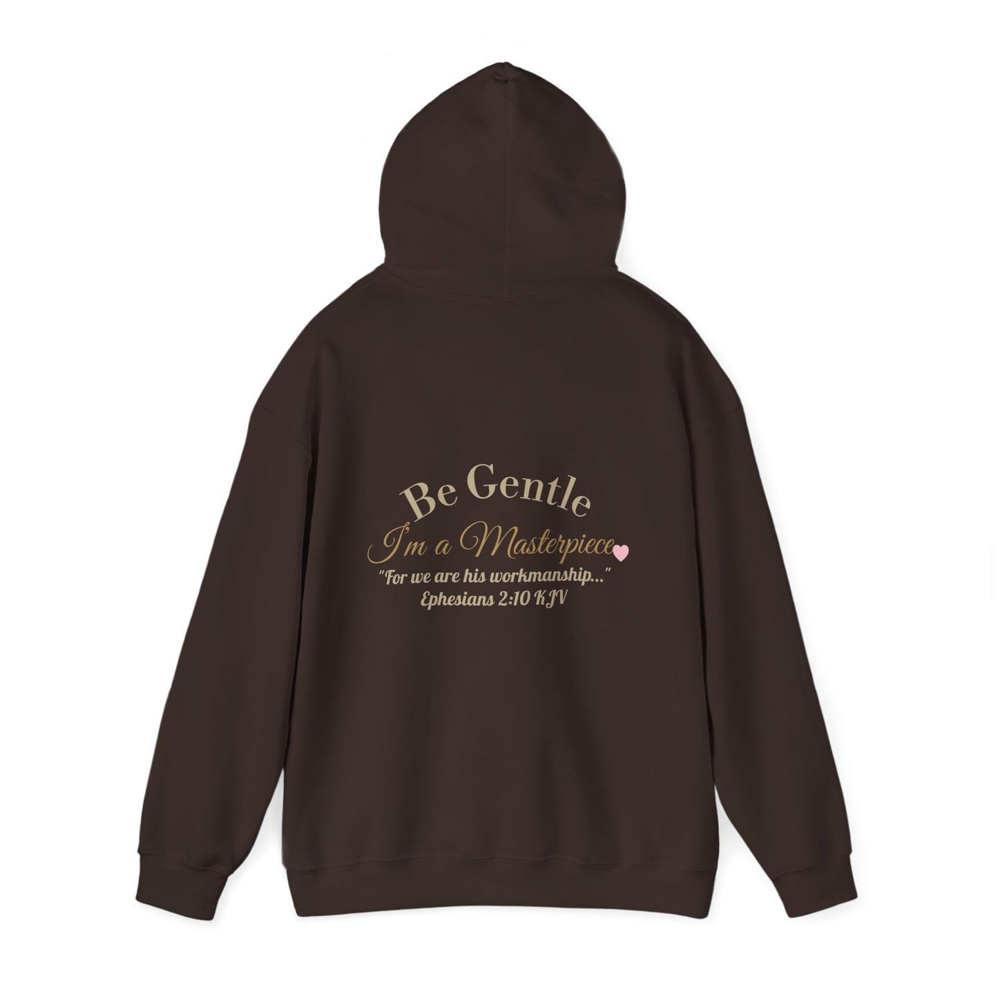 Take a Deep Breath & Try Again But Be Gentle I'm A Masterpiece Graphic Hoodie| Kall Her Beauti Faith Collection