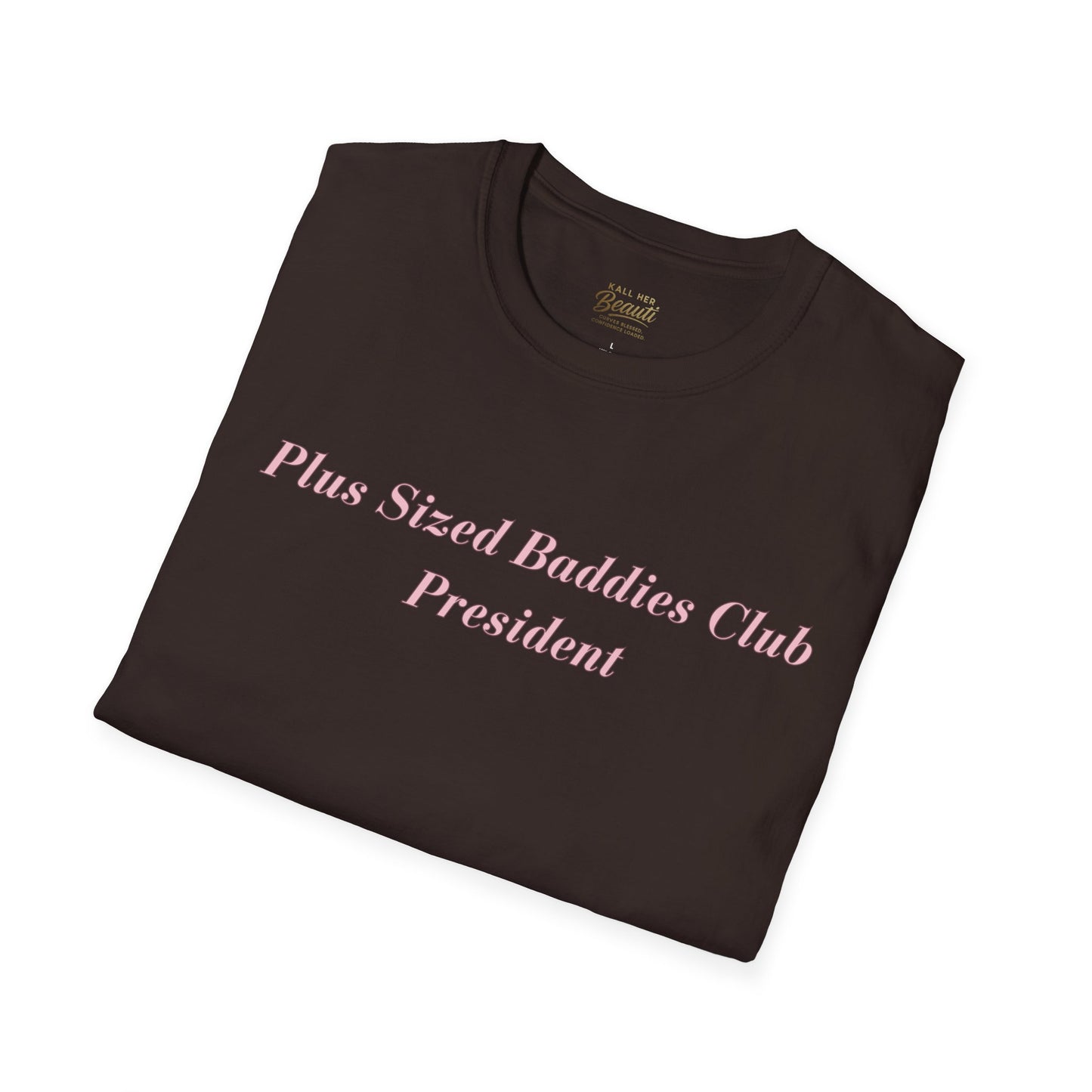 The "Plus Sized Baddies Club" Signature Tee | Plus Size Affirmation Streetwear