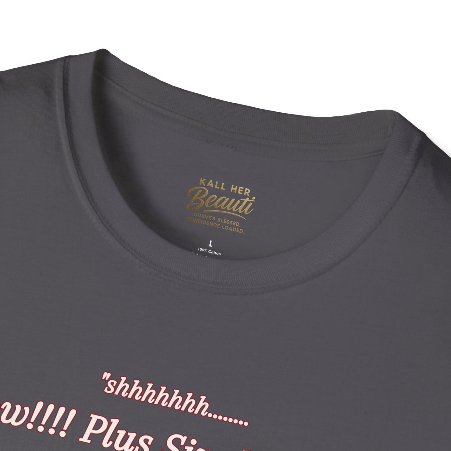 The "Shhhhhhh....... I Know" Signature Tee | Plus Size Affirmation Streetwear