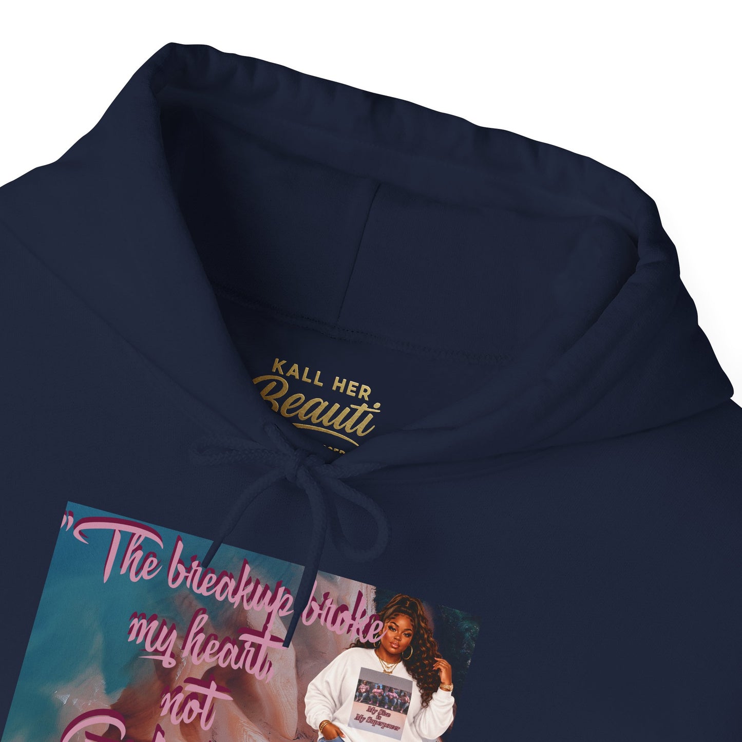 The Breakup Broke My Heart, Not God's Plan Graphic Hoodie| Kall Her Beauti Faith Collection