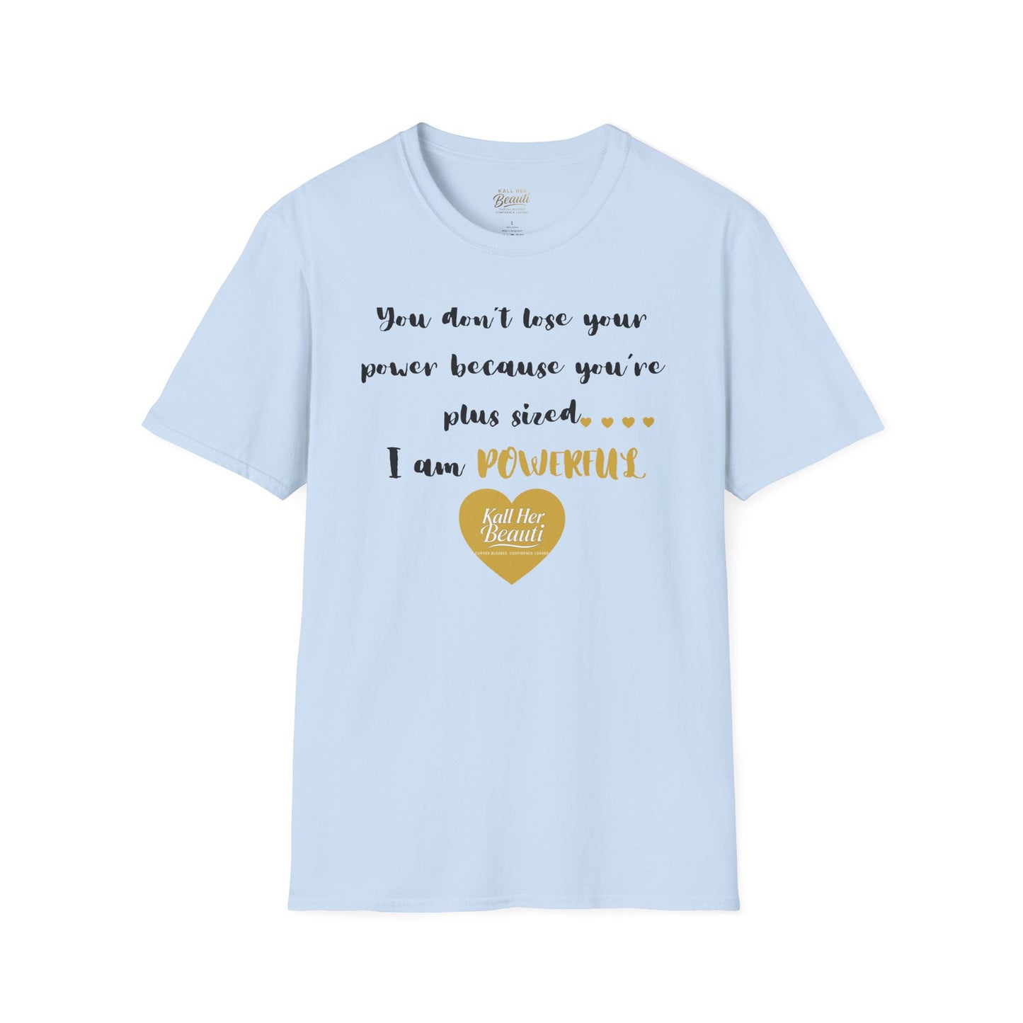 The "I Am Powerful" Signature Tee | Plus Size Affirmation Streetwear
