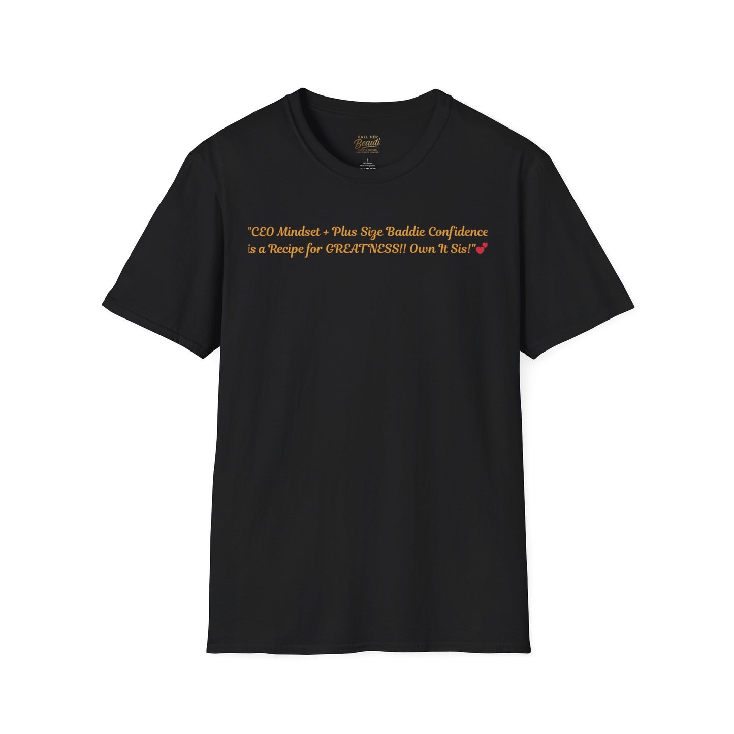 The "CEO Mindset" Signature Tee | Plus Size Affirmation Streetwear