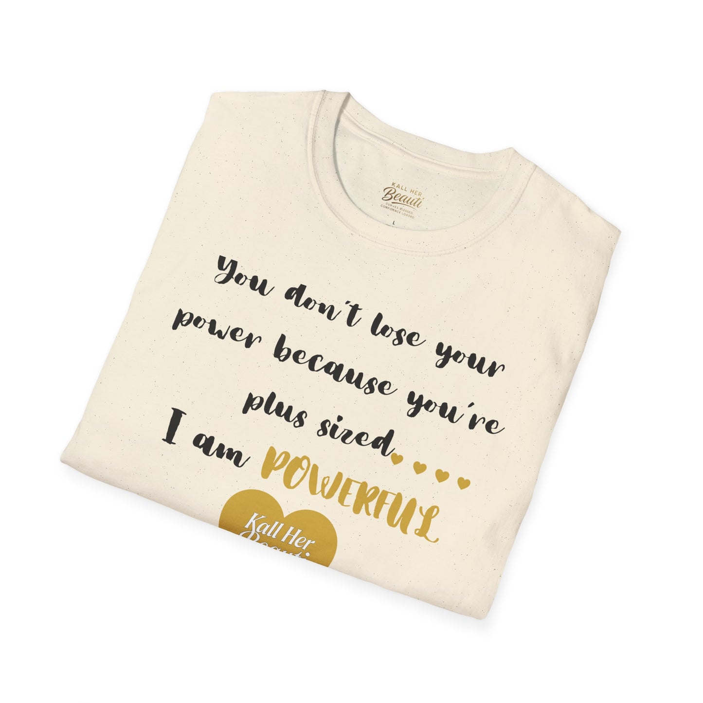 The "I Am Powerful" Signature Tee | Plus Size Affirmation Streetwear