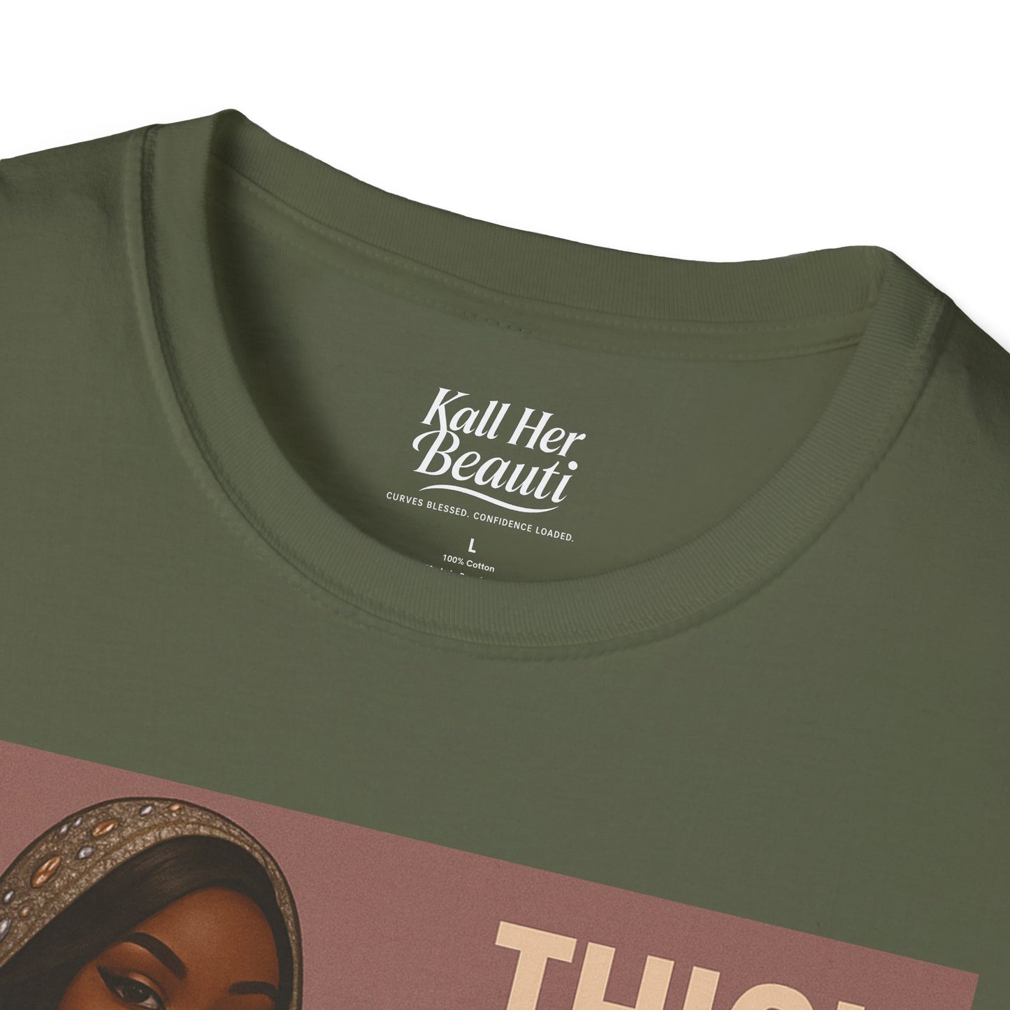 Thick Thighs & Thriving T-Shirt | Unapologetic Confidence Wear | Plus Size Graphic Tee