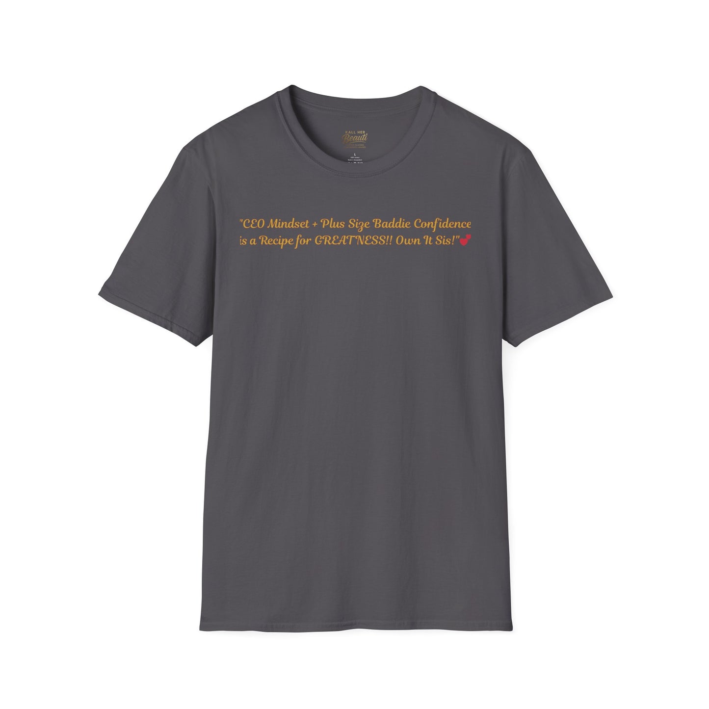 The "CEO Mindset" Signature Tee | Plus Size Affirmation Streetwear