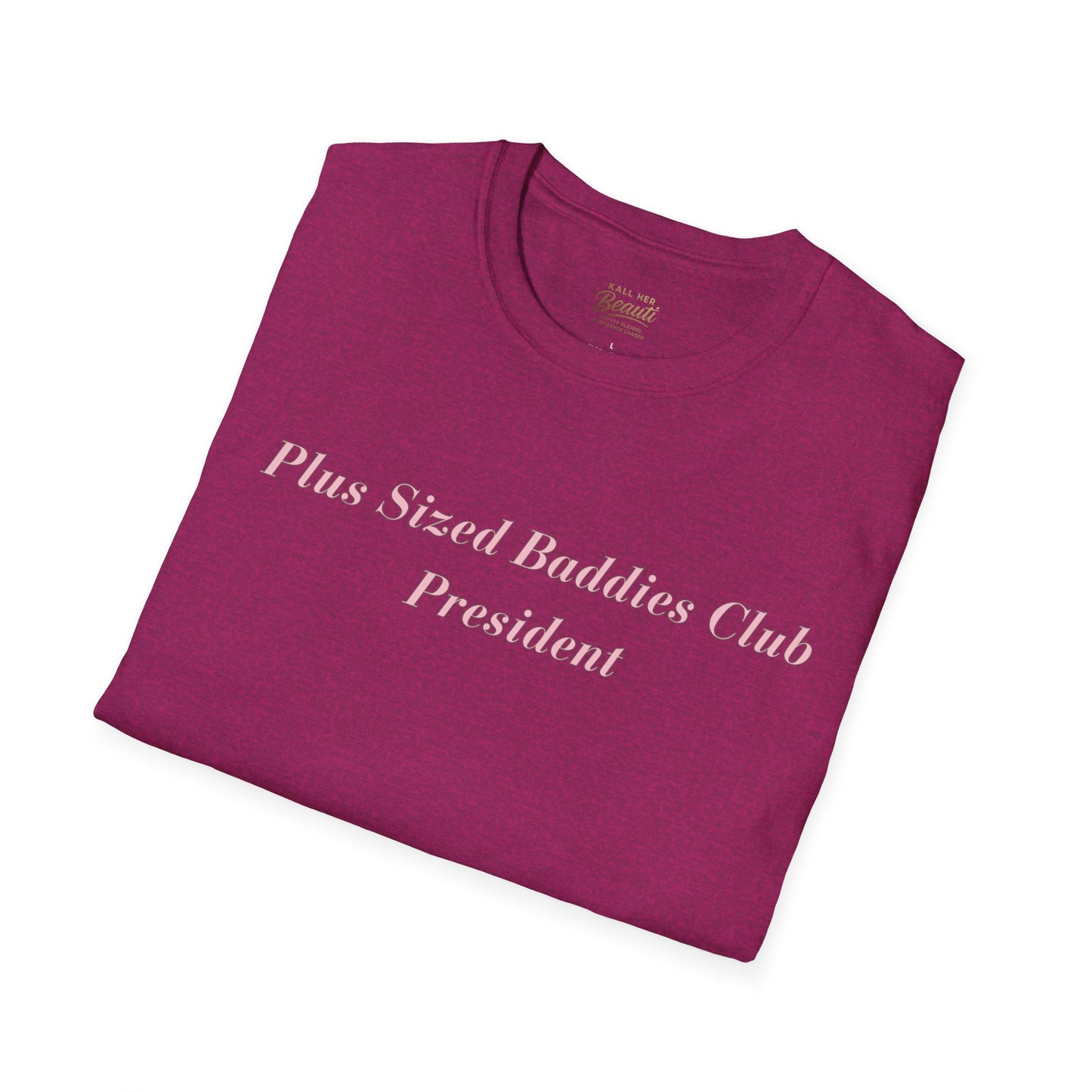 The "Plus Sized Baddies Club" Signature Tee | Plus Size Affirmation Streetwear