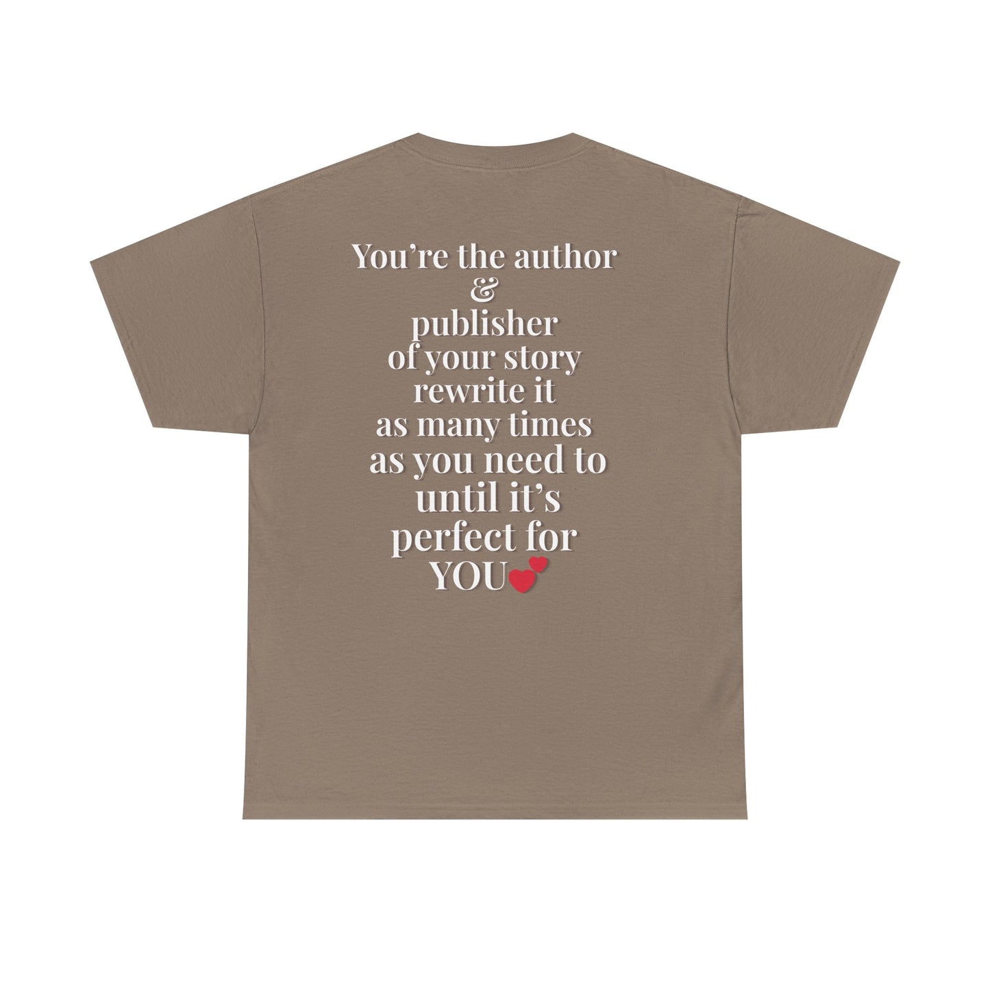 You're The Author Tee | Empowering Story Graphic T-Shirt | Plus Size Confidence | Kall Her Beauti