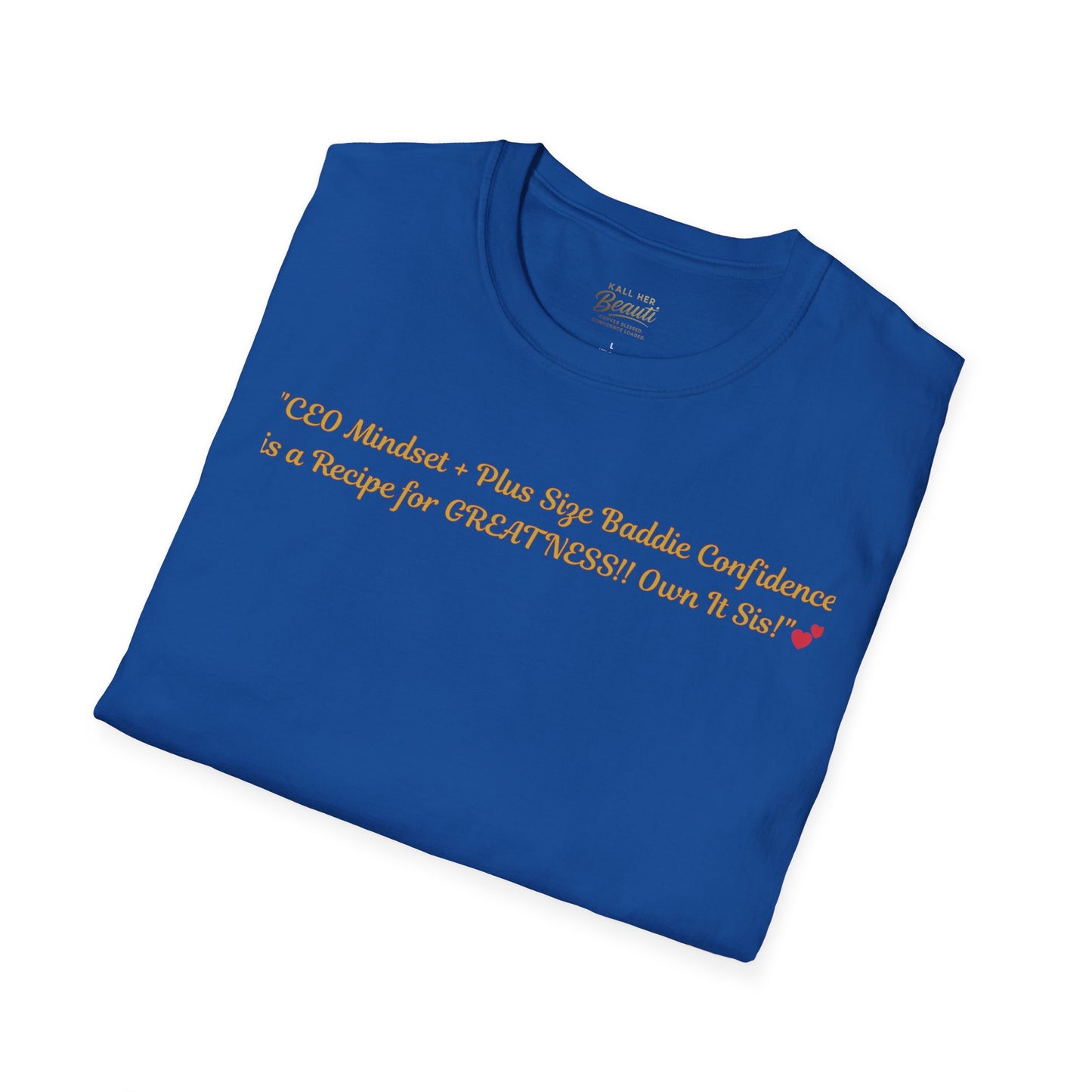 The "CEO Mindset" Signature Tee | Plus Size Affirmation Streetwear