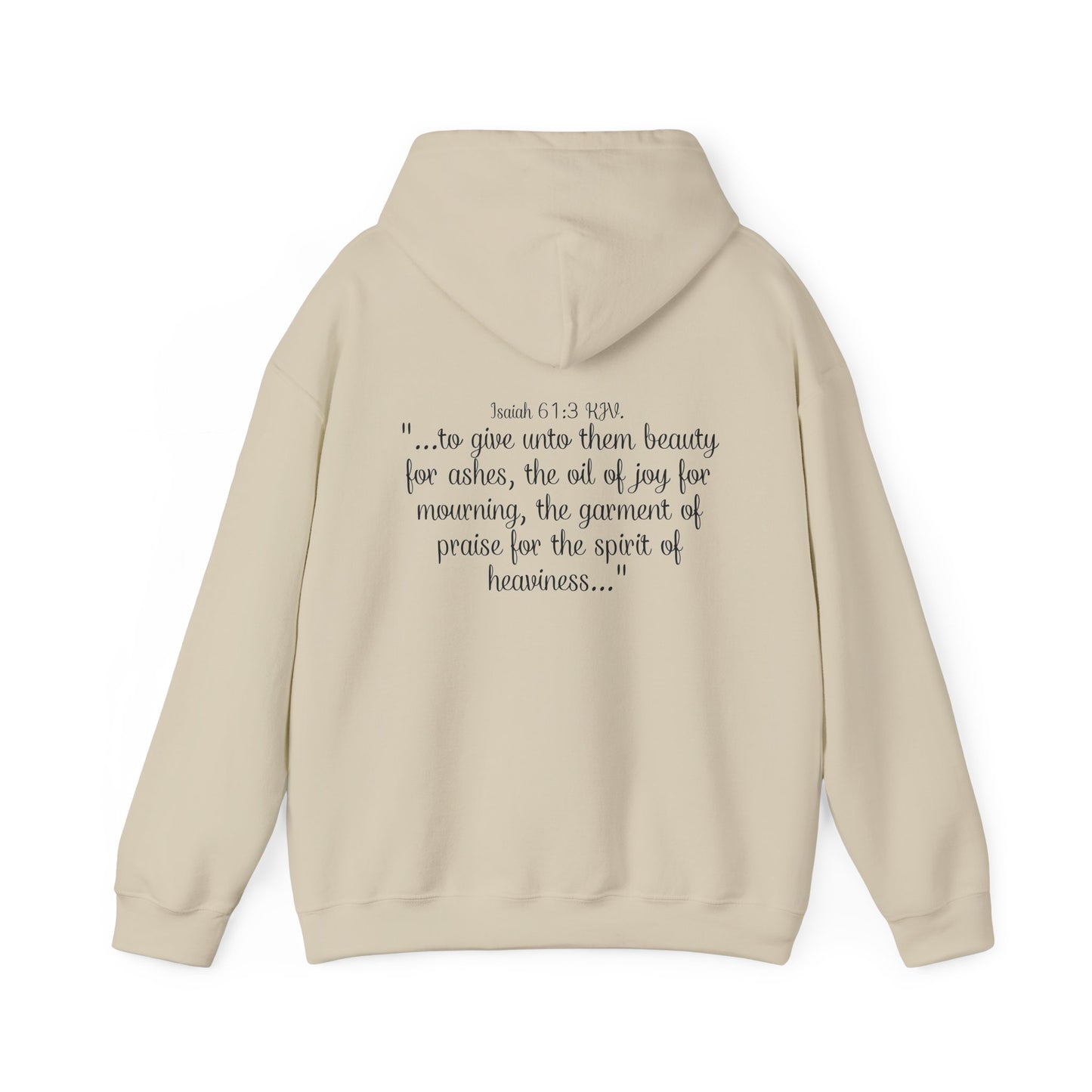 God Rebuilt Her Differently Graphic Hoodie| Kall Her Beauti Faith Collection