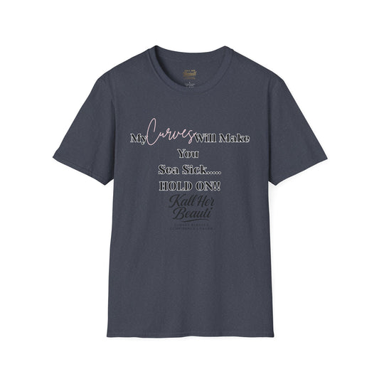 The "Curves will Make You Sea Sick" Signature Tee | Plus Size Affirmation Streetwear