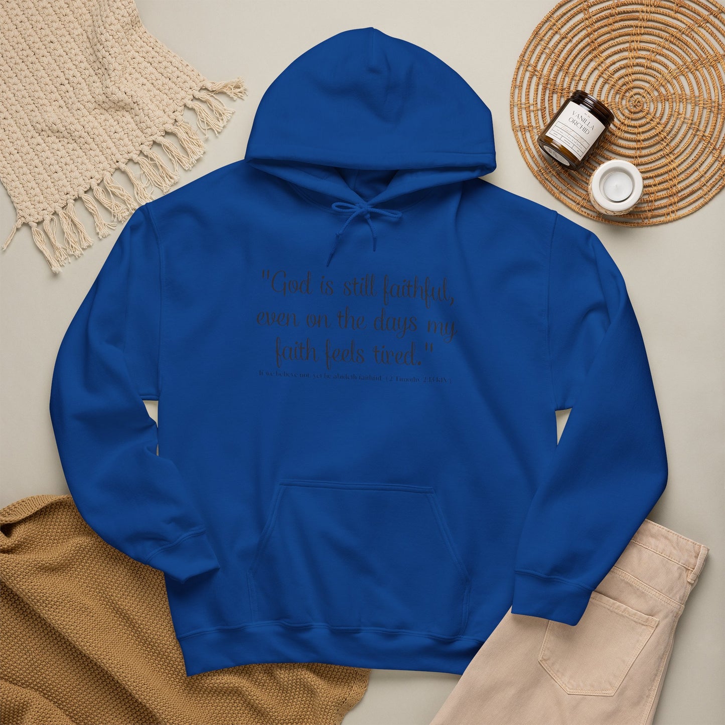 God Is Still Faithful Hoodie | Kall Her Beauti™ Plus Size Faith Affirmation Sweatshirt