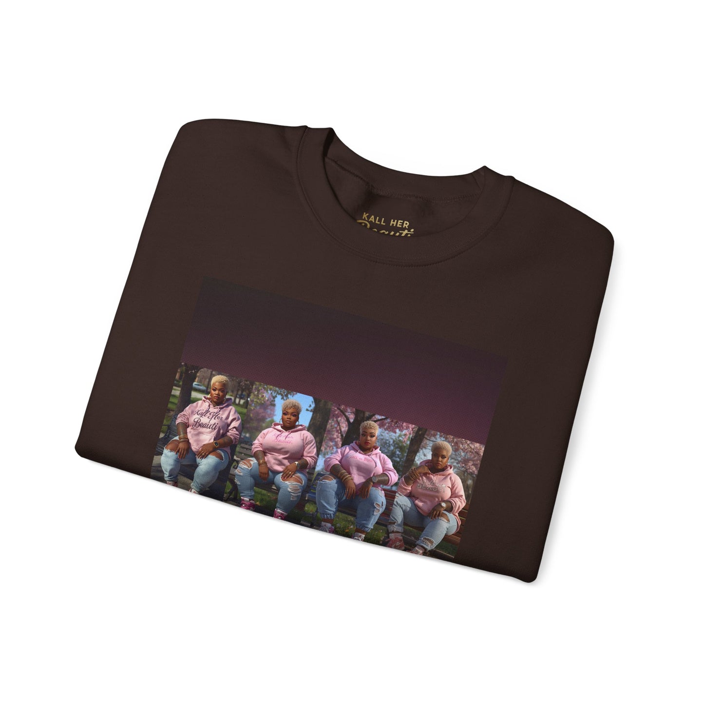 My Size is My Superpower Premium Graphic Sweatshirt | Curvy Empowerment Lounge Wear | Kall Her Beaut