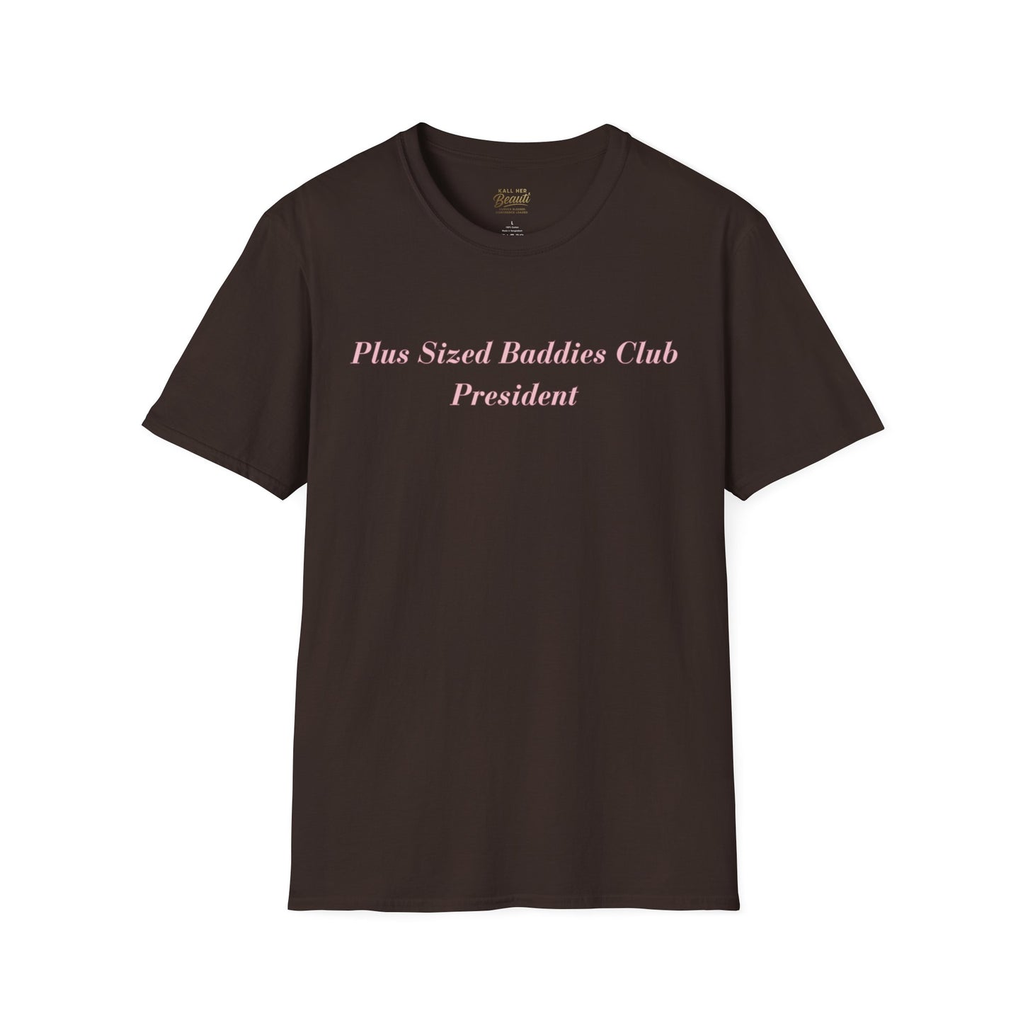 The "Plus Sized Baddies Club" Signature Tee | Plus Size Affirmation Streetwear