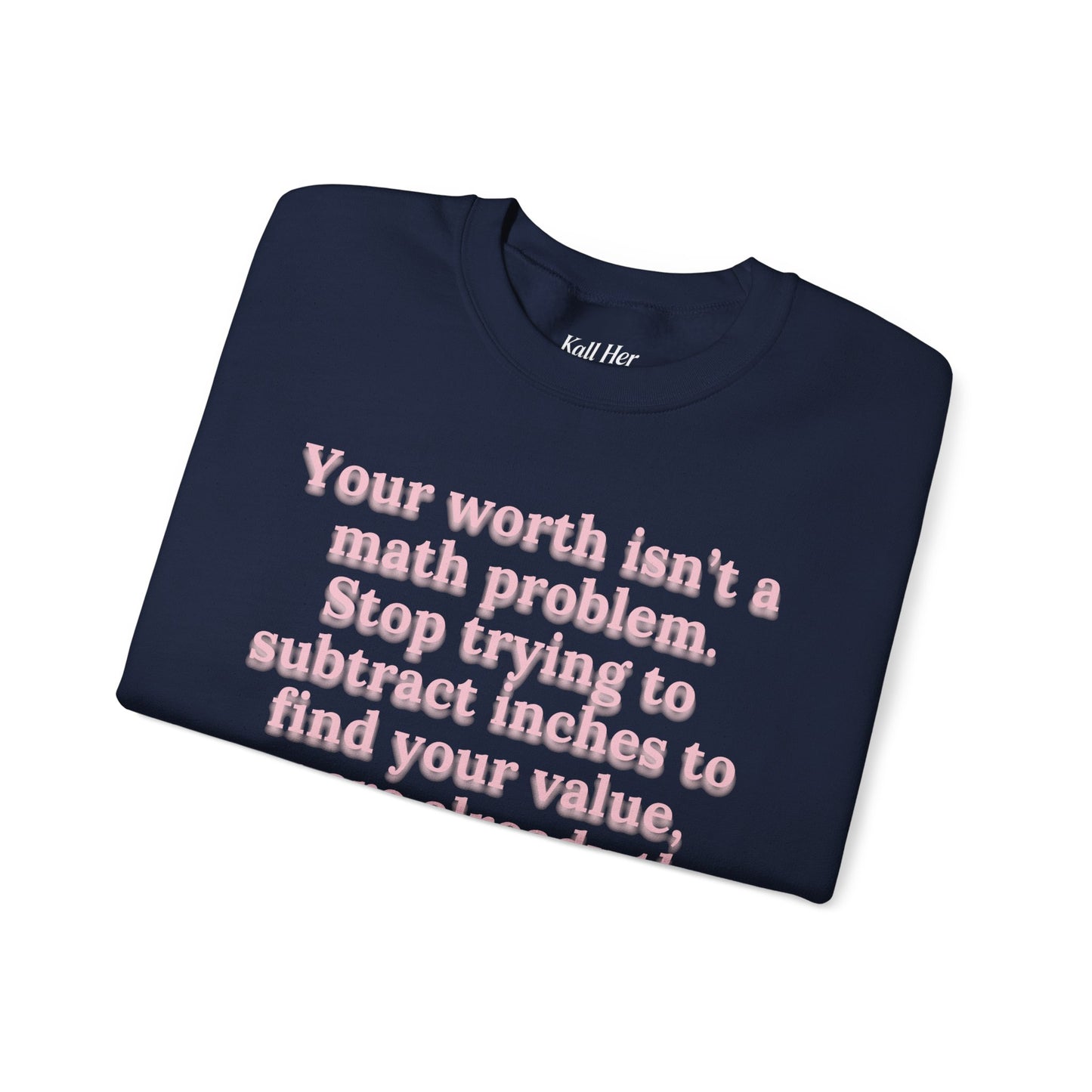 The "Whole Solution" CEO Crewneck | Plus Size Empowerment Sweatshirt | Kall Her Beauti