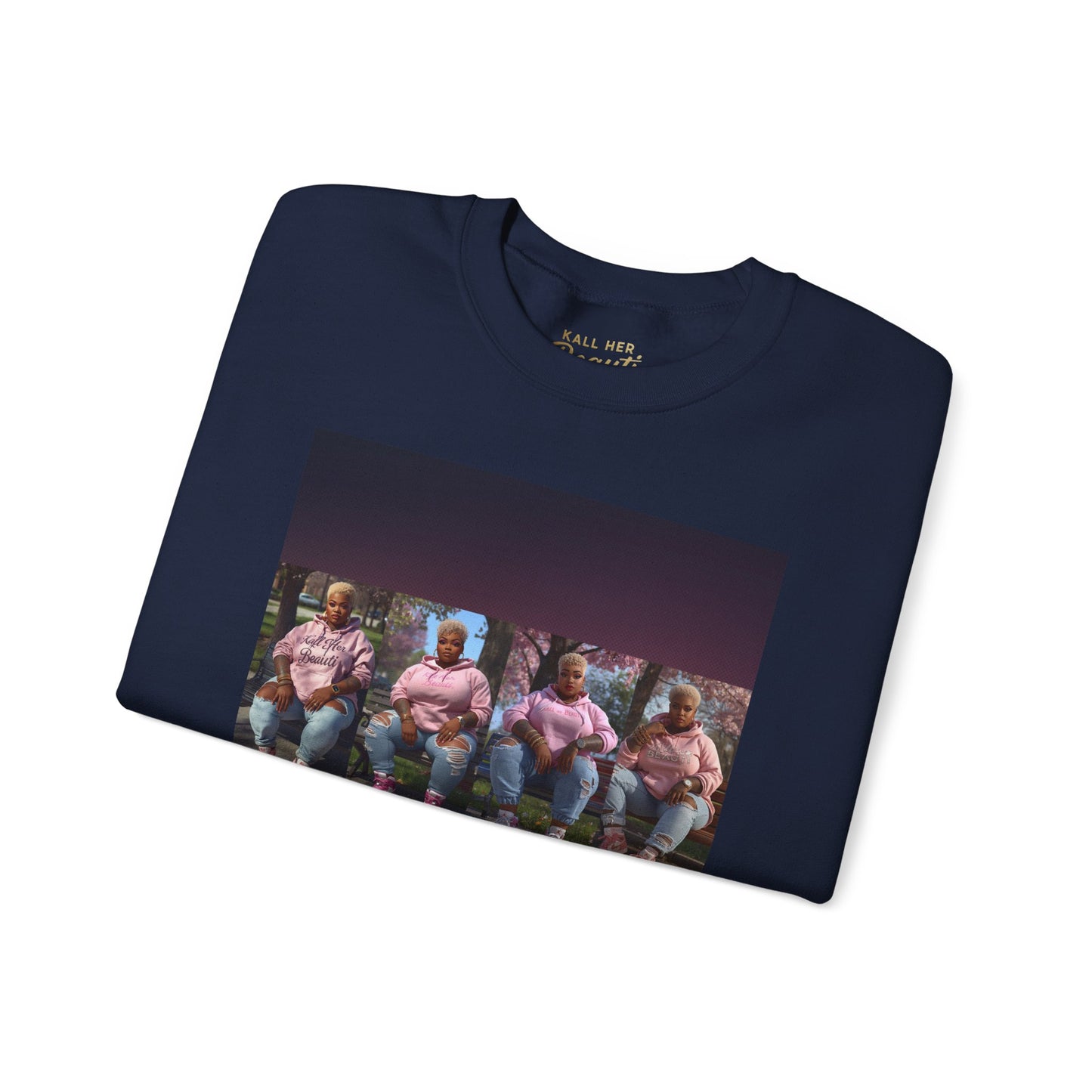 My Size is My Superpower Premium Graphic Sweatshirt | Curvy Empowerment Lounge Wear | Kall Her Beaut