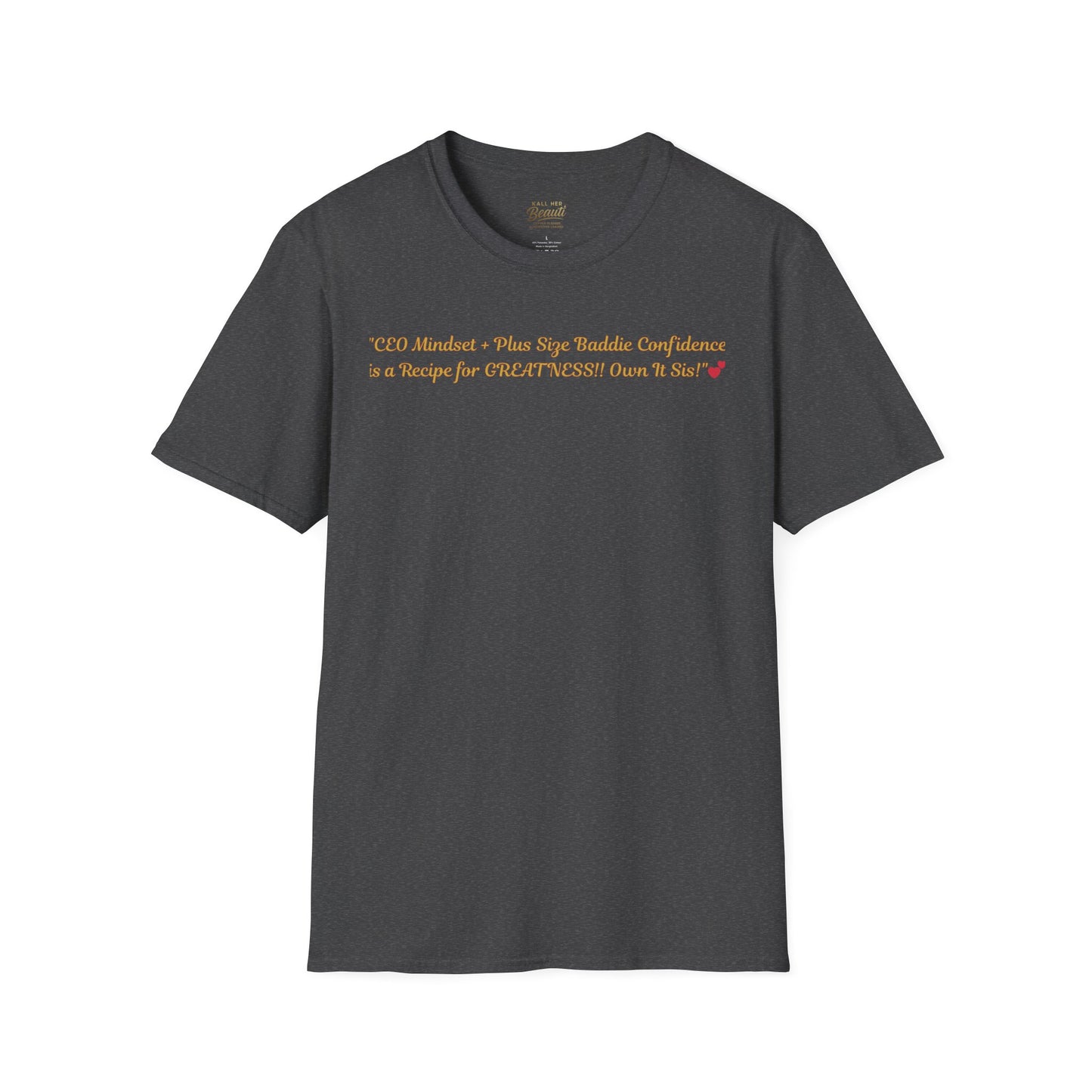 The "CEO Mindset" Signature Tee | Plus Size Affirmation Streetwear