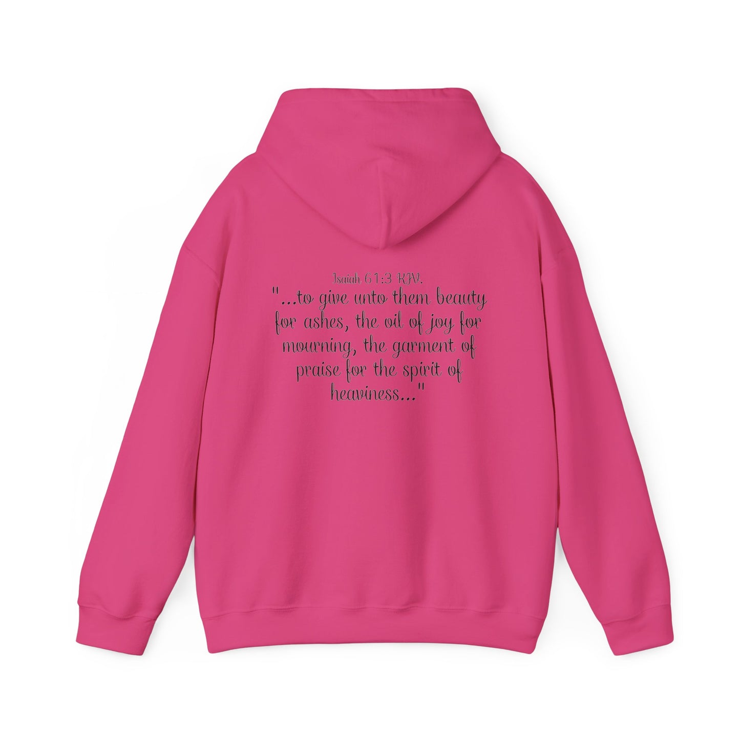 God Rebuilt Her Differently Graphic Hoodie| Kall Her Beauti Faith Collection