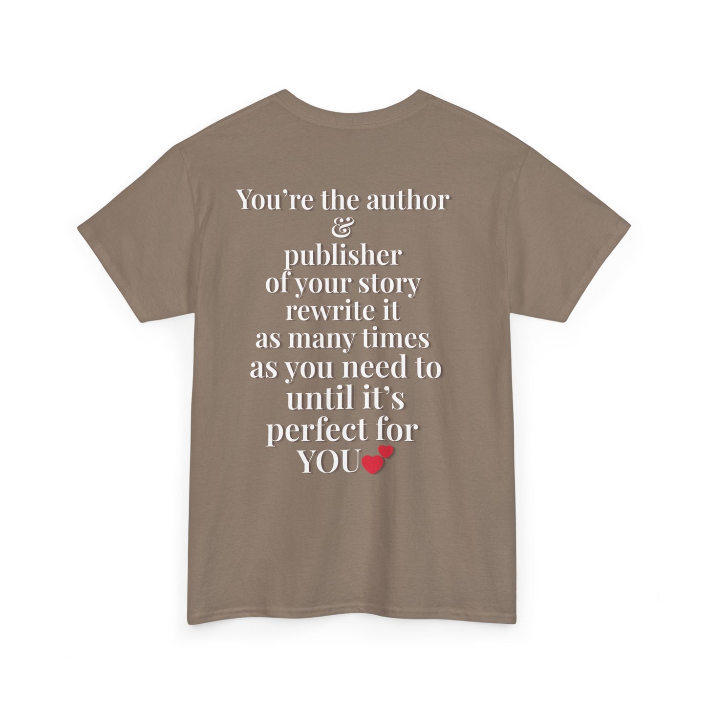 You're The Author Tee | Empowering Story Graphic T-Shirt | Plus Size Confidence | Kall Her Beauti