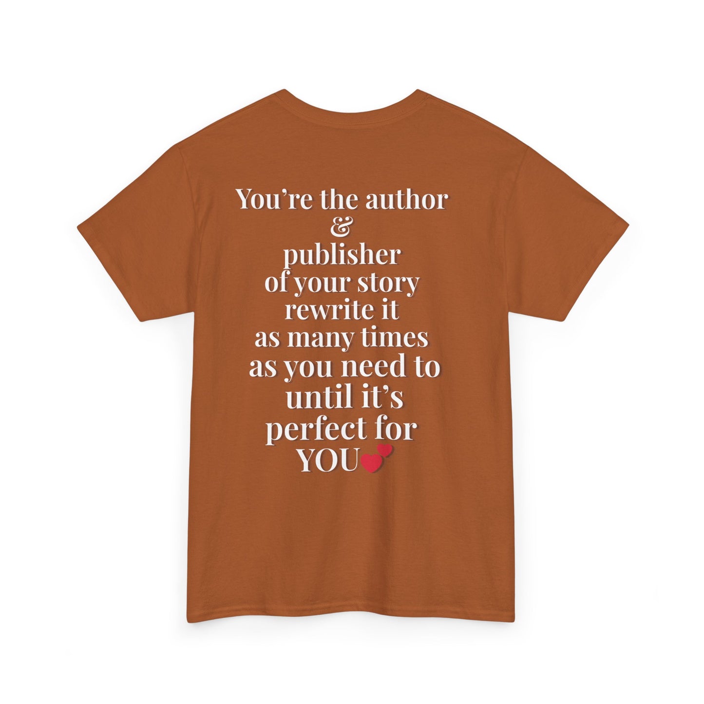 You're The Author Tee | Empowering Story Graphic T-Shirt | Plus Size Confidence | Kall Her Beauti