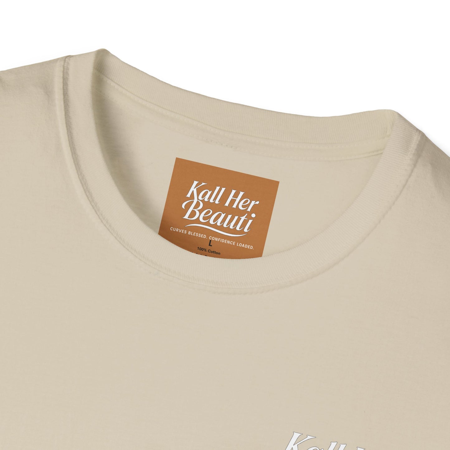 Slay In Your Lane T-Shirt | Kall Her Beauti | Confidence Mantra Back Print