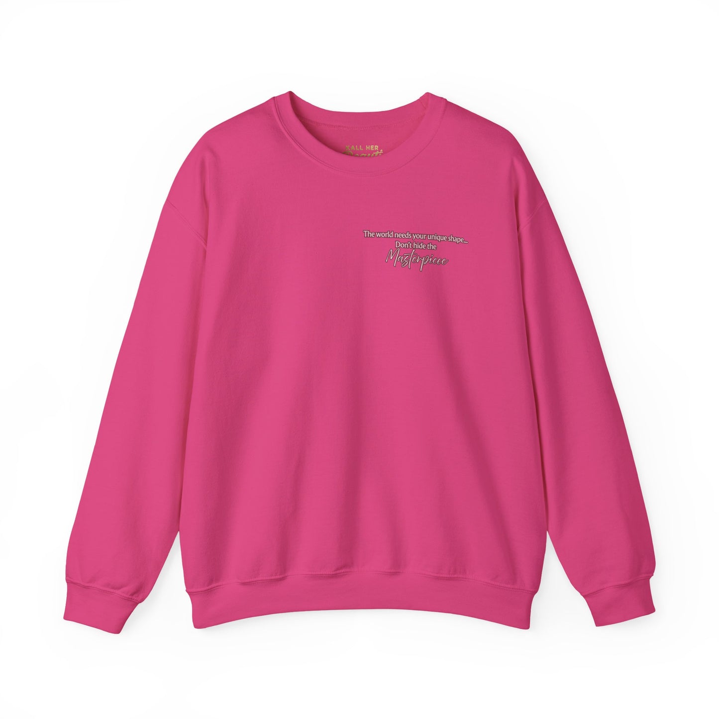 My Size is My Superpower Premium Graphic Sweatshirt | Curvy Empowerment Lounge Wear | Kall Her Beaut