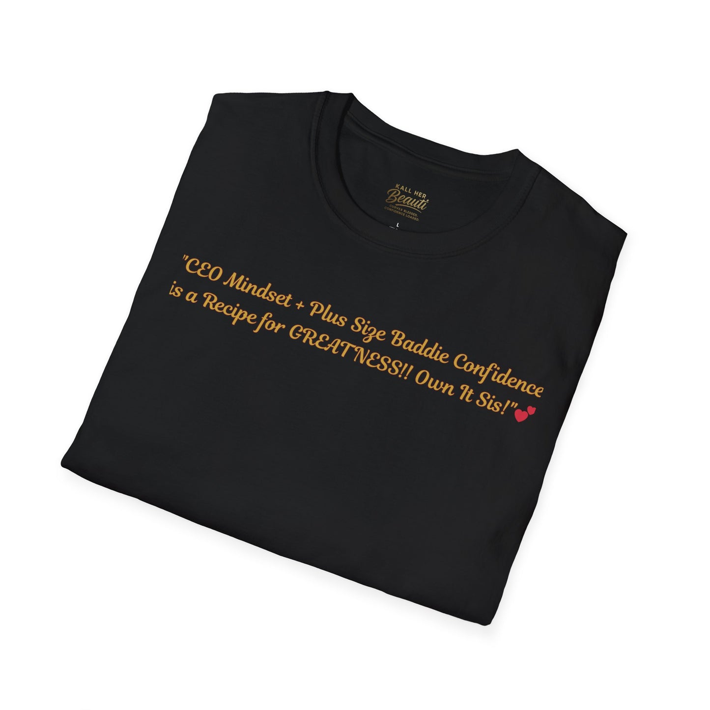 The "CEO Mindset" Signature Tee | Plus Size Affirmation Streetwear