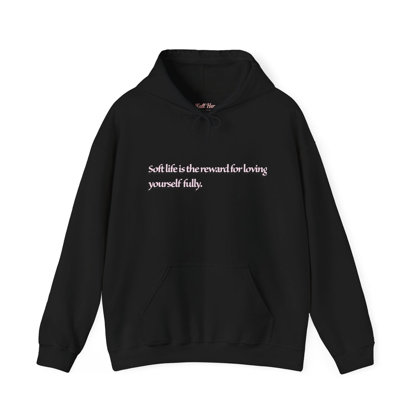 Soft Life, Full Confidence — Hoodie for Curvy Queens