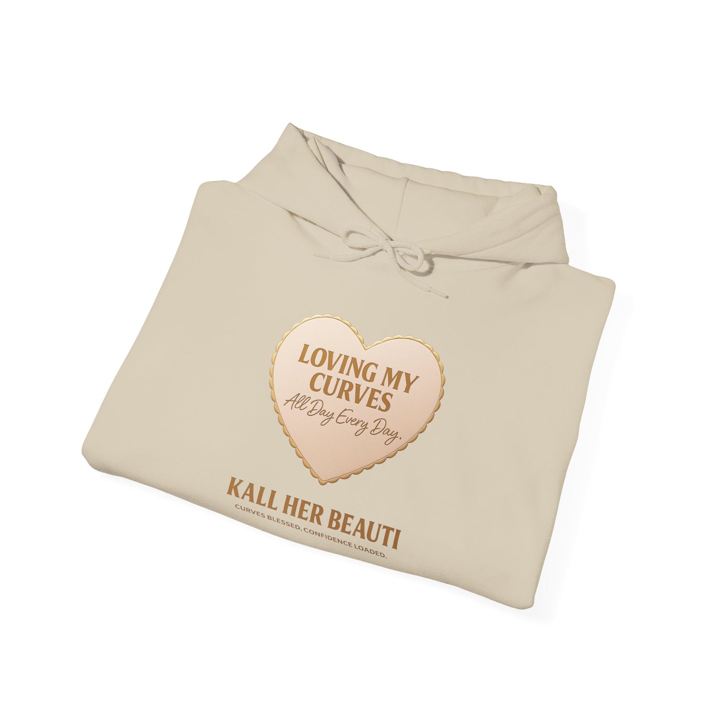 The "Loving My Curves" Intentional Empowerment Hoodie (S-5XL)